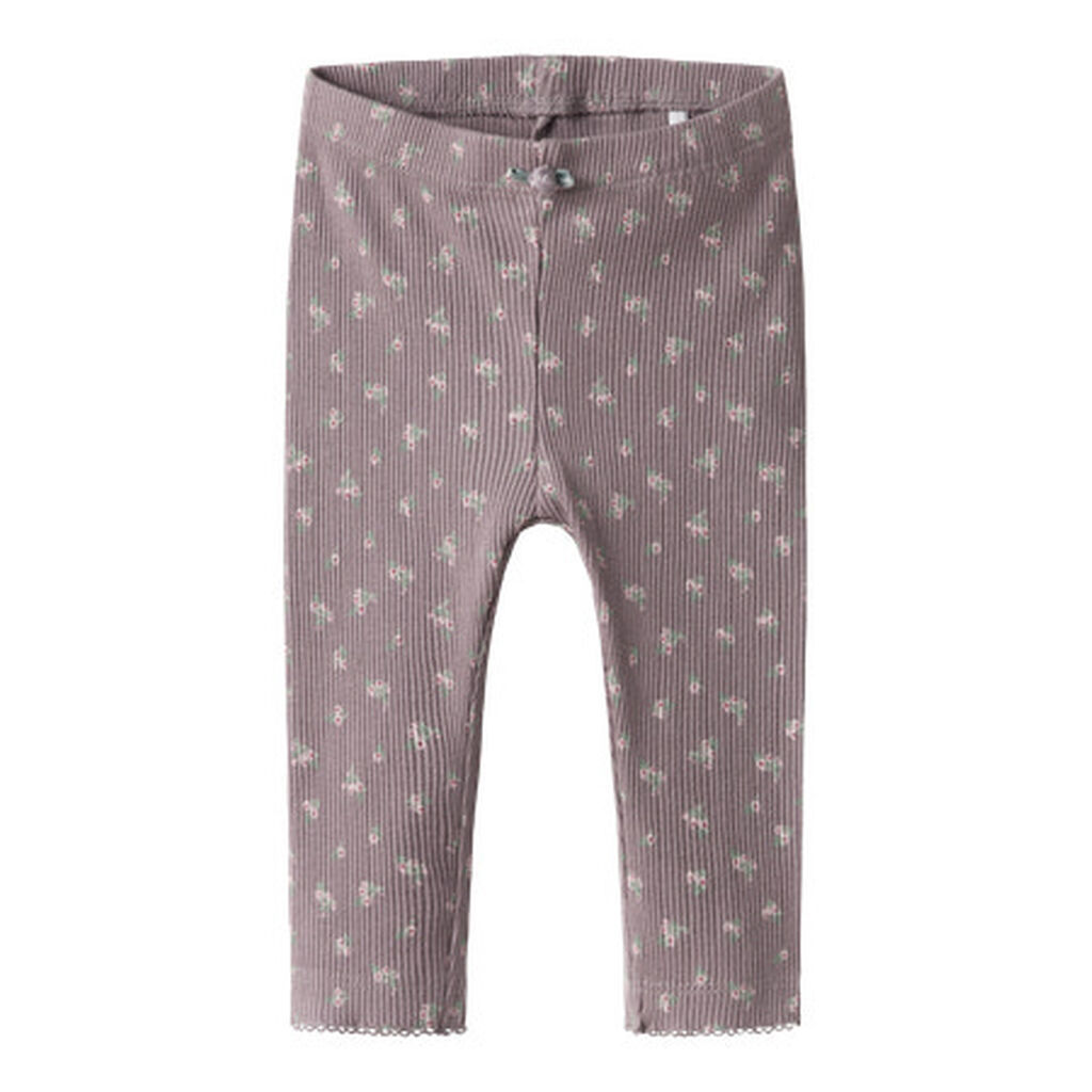 NAME IT Rib Leggings Hoise Purple Dove
