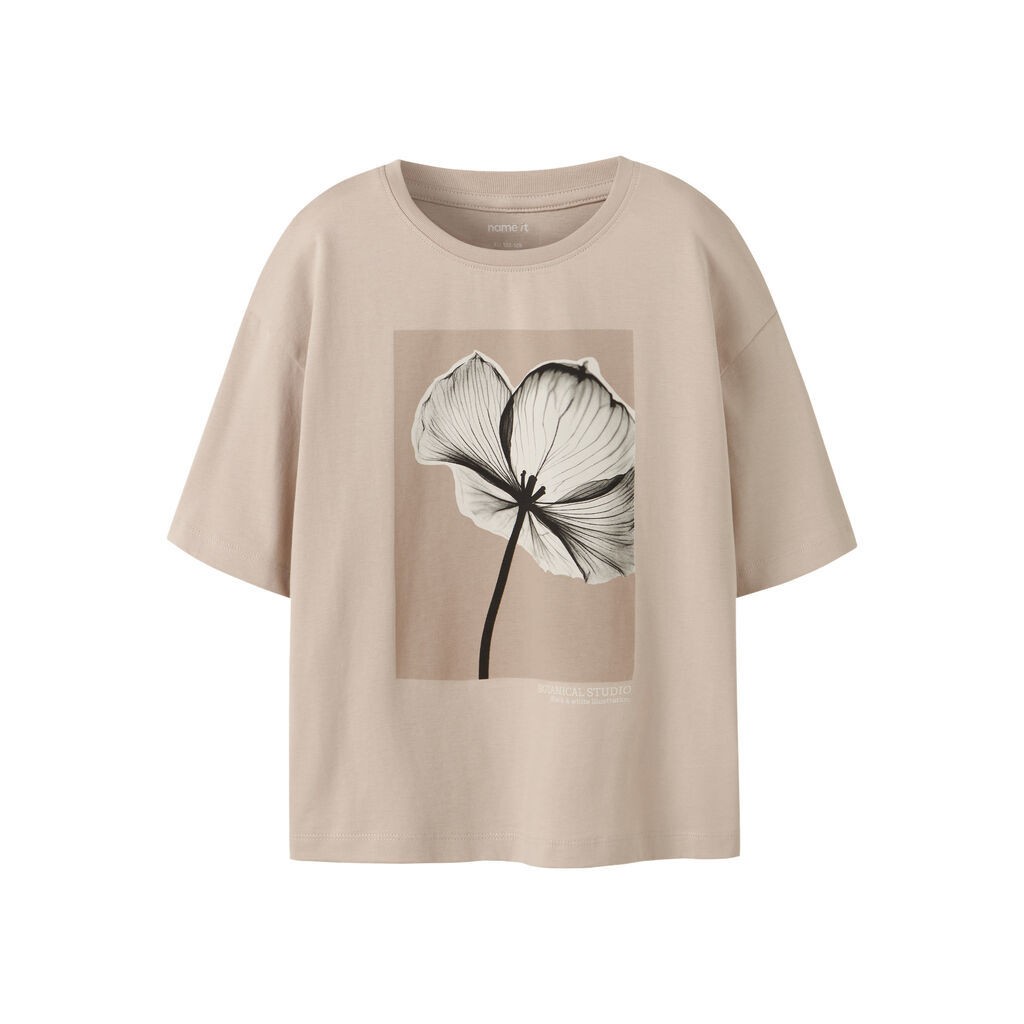 NAME IT T-shirt Svea Cement