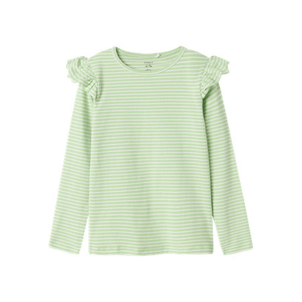 NAME IT Langærmet Bluse Tesilla Arcadian Green Jet Stream
