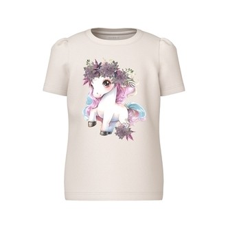 NAME IT Enhjørning T-shirt Naia Jet Stream