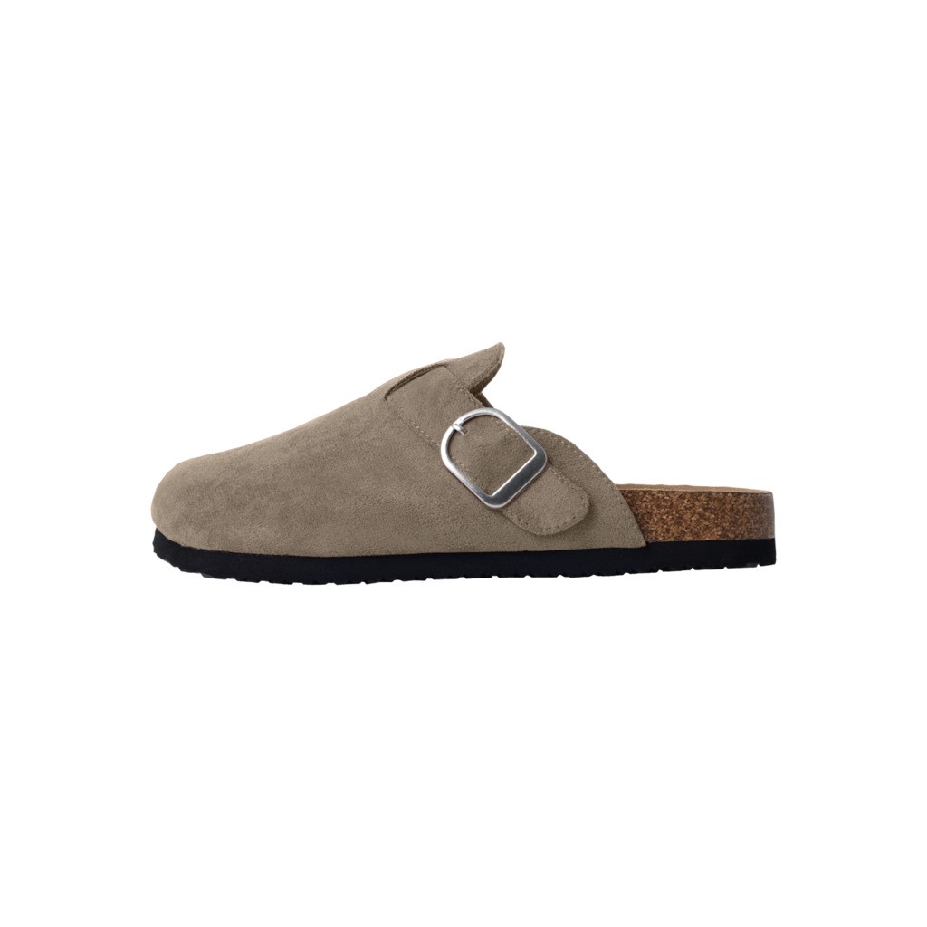 NAME IT Sandaler Avery Mules Taupe Gray