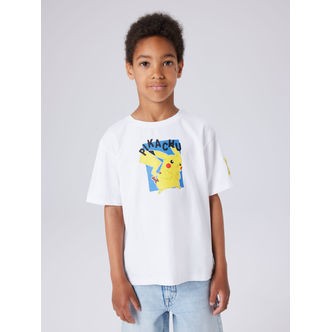 NAME IT Pokemon T-shirt Jeb Bright White