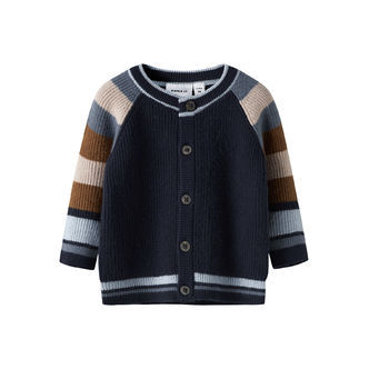 NAME IT Strik Cardigan Sand Navy Blazer