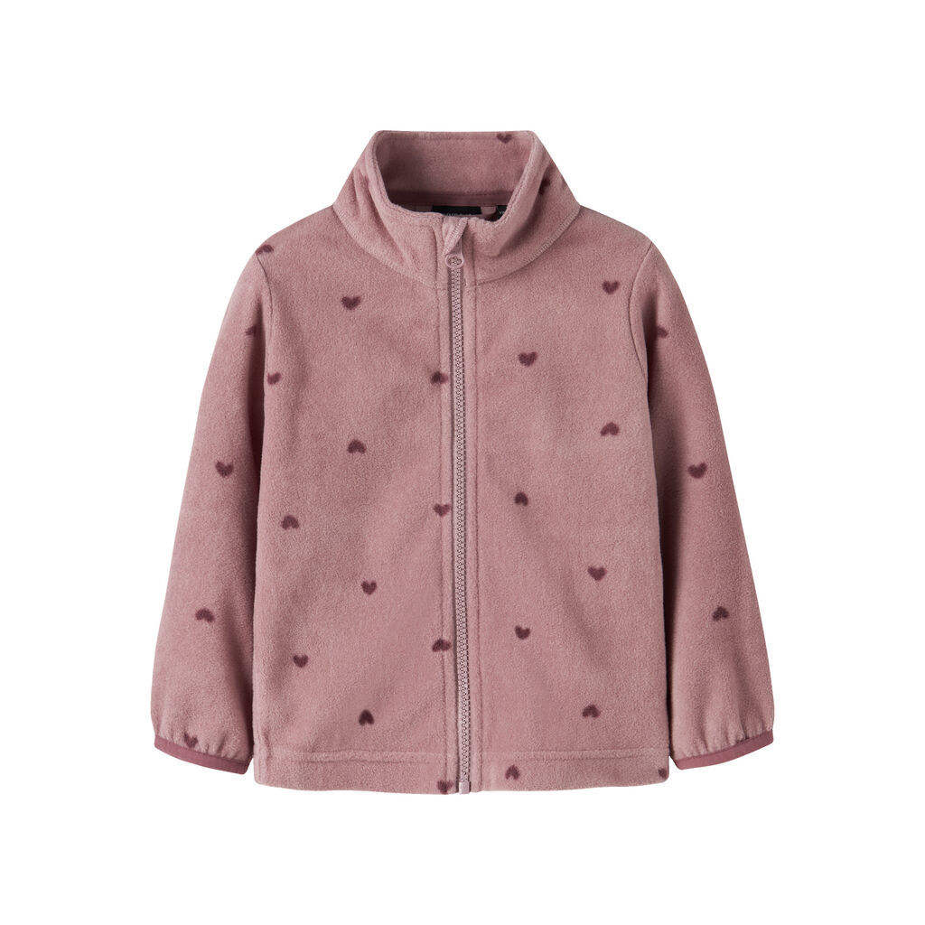 NAME IT Fleece Jakke Spektra Woodrose