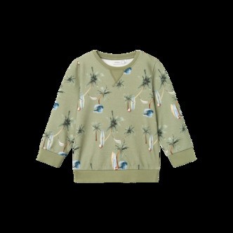 NAME IT Sweatshirt Hermod Oil Green