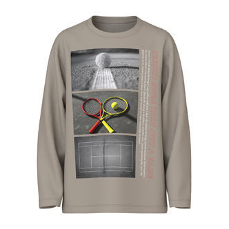 NAME IT Langærmet Bluse Voto Vintage Khaki Tennis