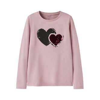 NAME IT Bluse Pailletter Sorik Keepsake Lilac