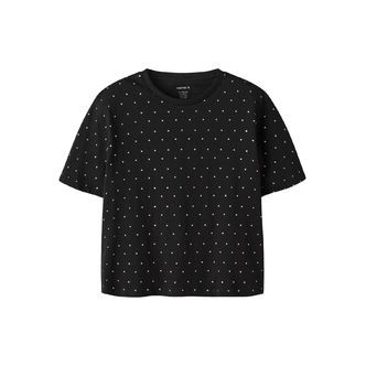NAME IT Rhinsted T-shirt Ruaja Black