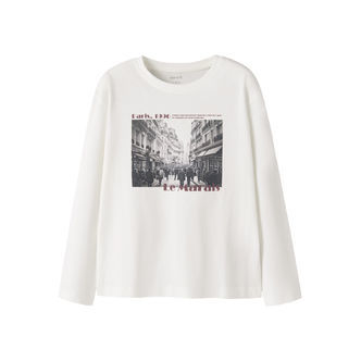 NAME IT Bluse Votea Cloud Dancer Le Marais