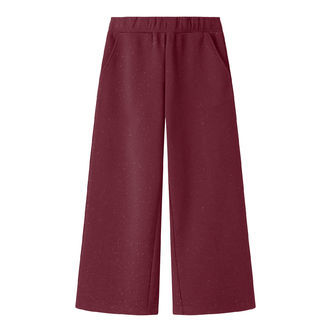 NAME IT Brede Glimmer Bukser Roka Burgundy