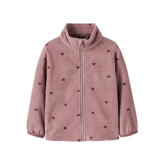 NAME IT Fleece Jakke Spektra Woodrose