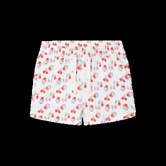 NAME IT Shorts Vigga Bright White Kirsebær