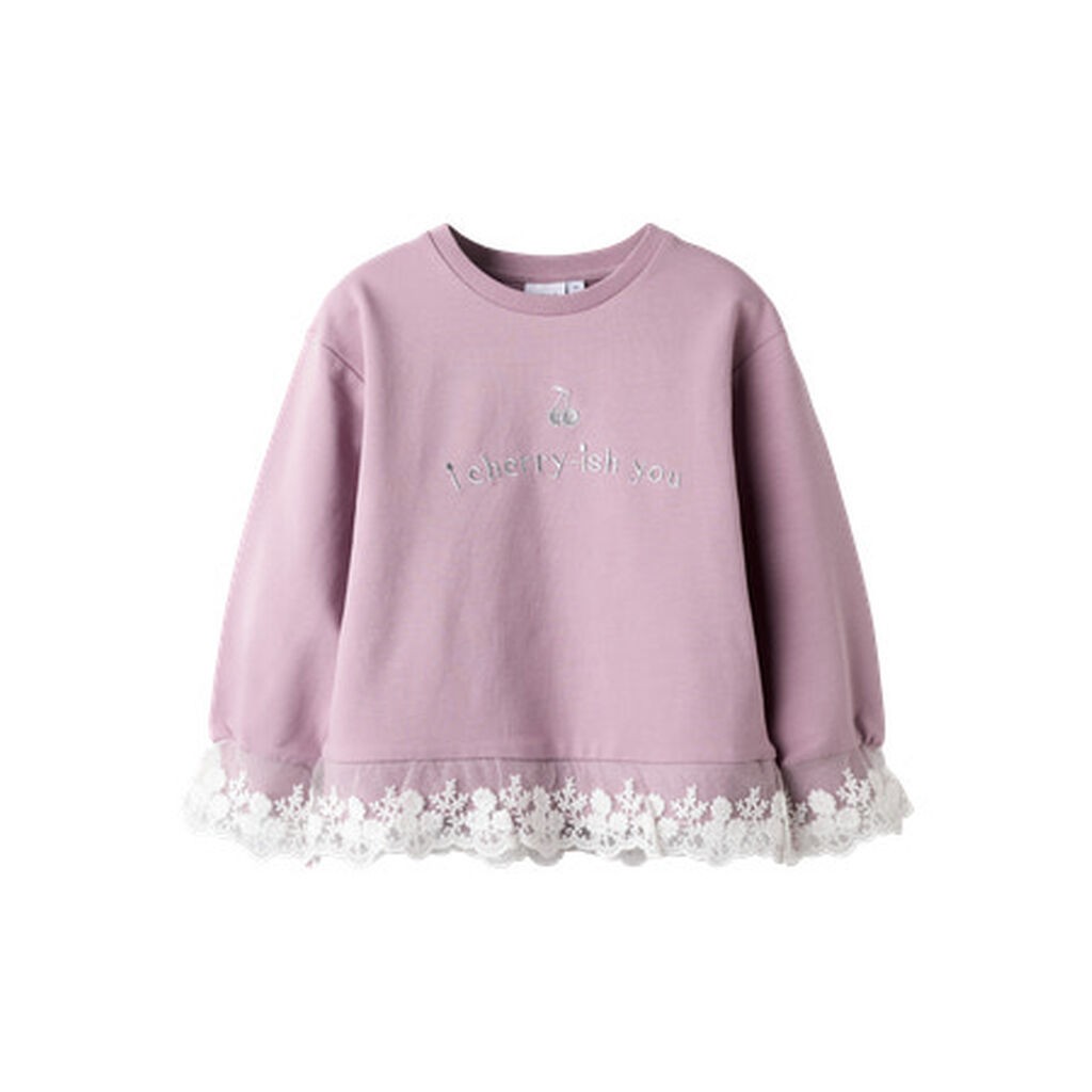 NAME IT Sweatshirt Banne Elderberry