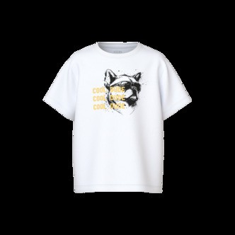 NAME IT Løs T-Shirt Vagno Bright White