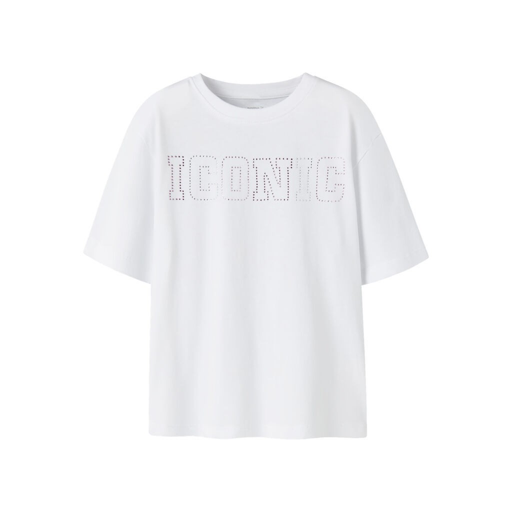 NAME IT T-shirt Rosalie Bright White