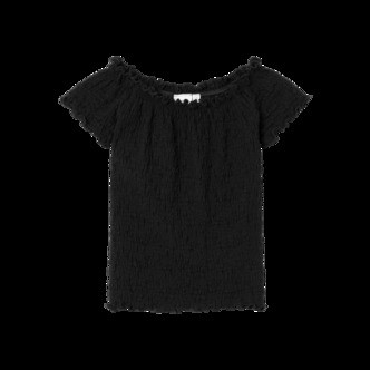 NAME IT Kortærmet Bluse Halisse Black