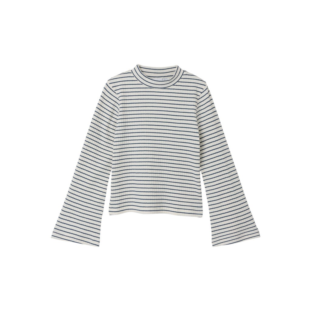 NAME IT Langærmet Bluse Kalone Jet Stream Dark Denim