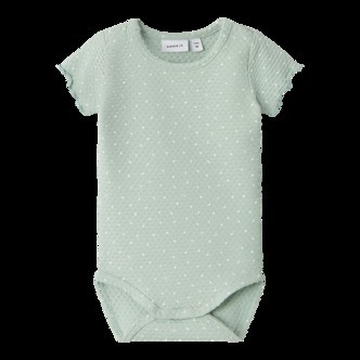 NAME IT Kortærmet Body Hadot Silt Green
