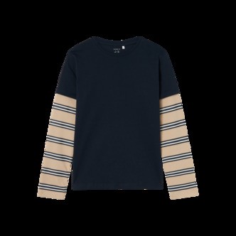 NAME IT Langærmet Bluse Dirch Dark Sapphire