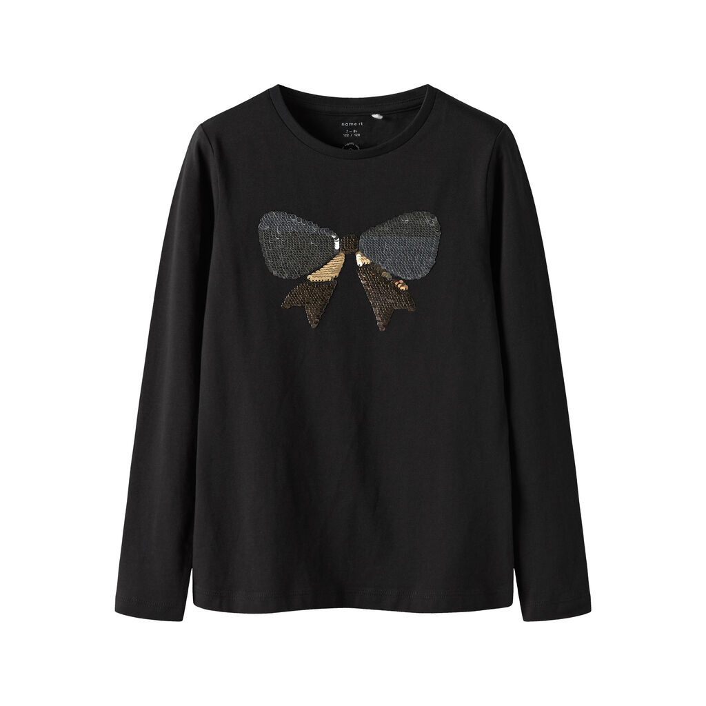 NAME IT Bluse Pailletter Sorik Black