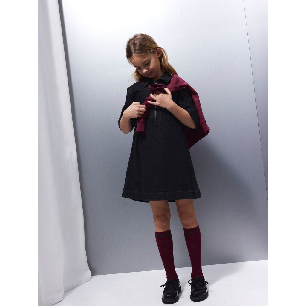 NAME IT Løs Denim kjole Blake Dark Grey Denim