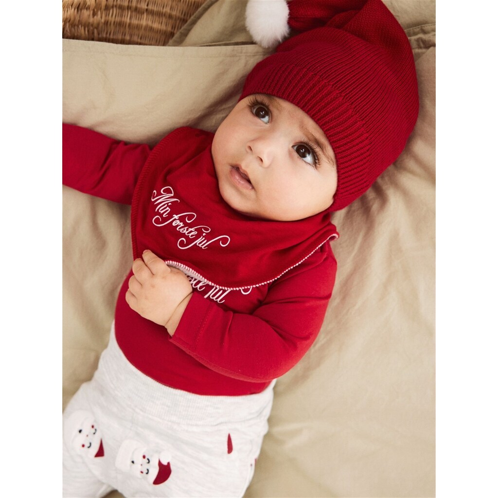 NAME IT Strikket Nissehue Rixmas Jester Red