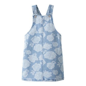 NAME IT Denim Spencer Kjole Silla Light Blue