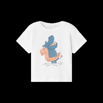 NAME IT Løs T-Shirt Vagno Bright White