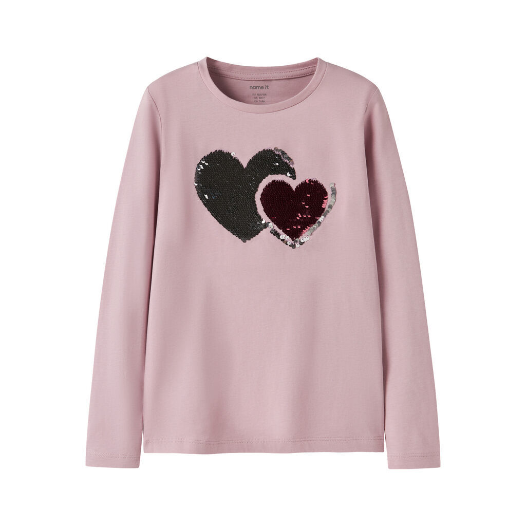 NAME IT Bluse Pailletter Sorik Keepsake Lilac