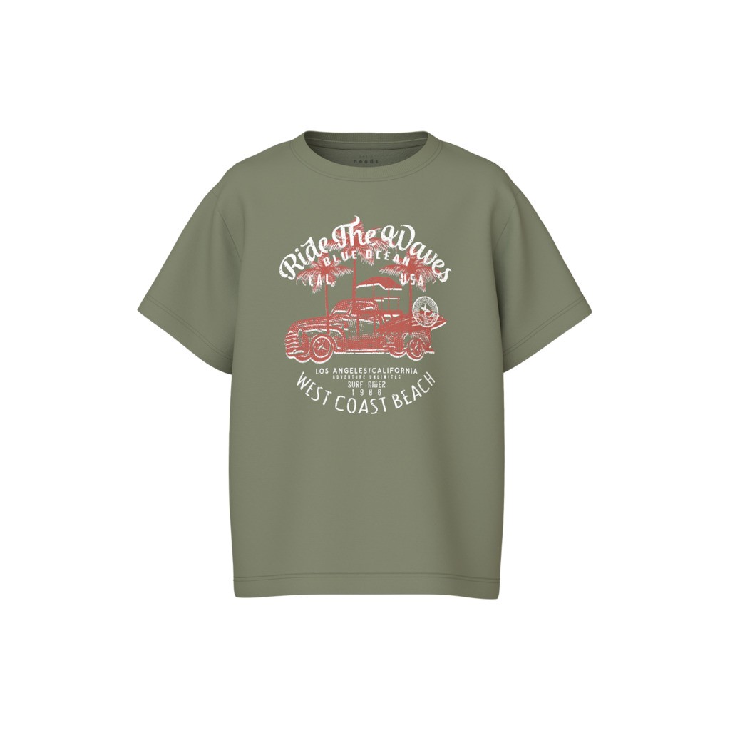 NAME IT Løs T-Shirt Vagno Oil Green