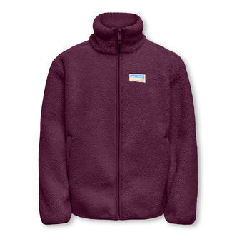 ONLY KIDS Teddy Jakke Eva Mauve Wine