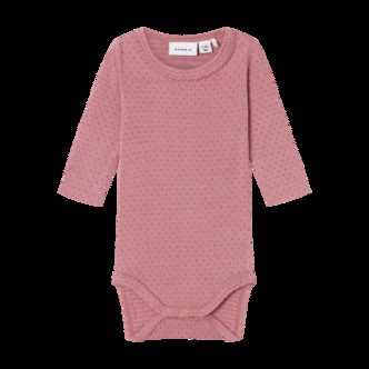 NAME IT Langærmet Body Husia Nostalgia Rose