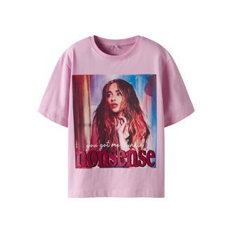 NAME IT T-shirt Odassa Icons Lilac Sachet
