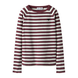 NAME IT Bluse Tala Oxblood Red