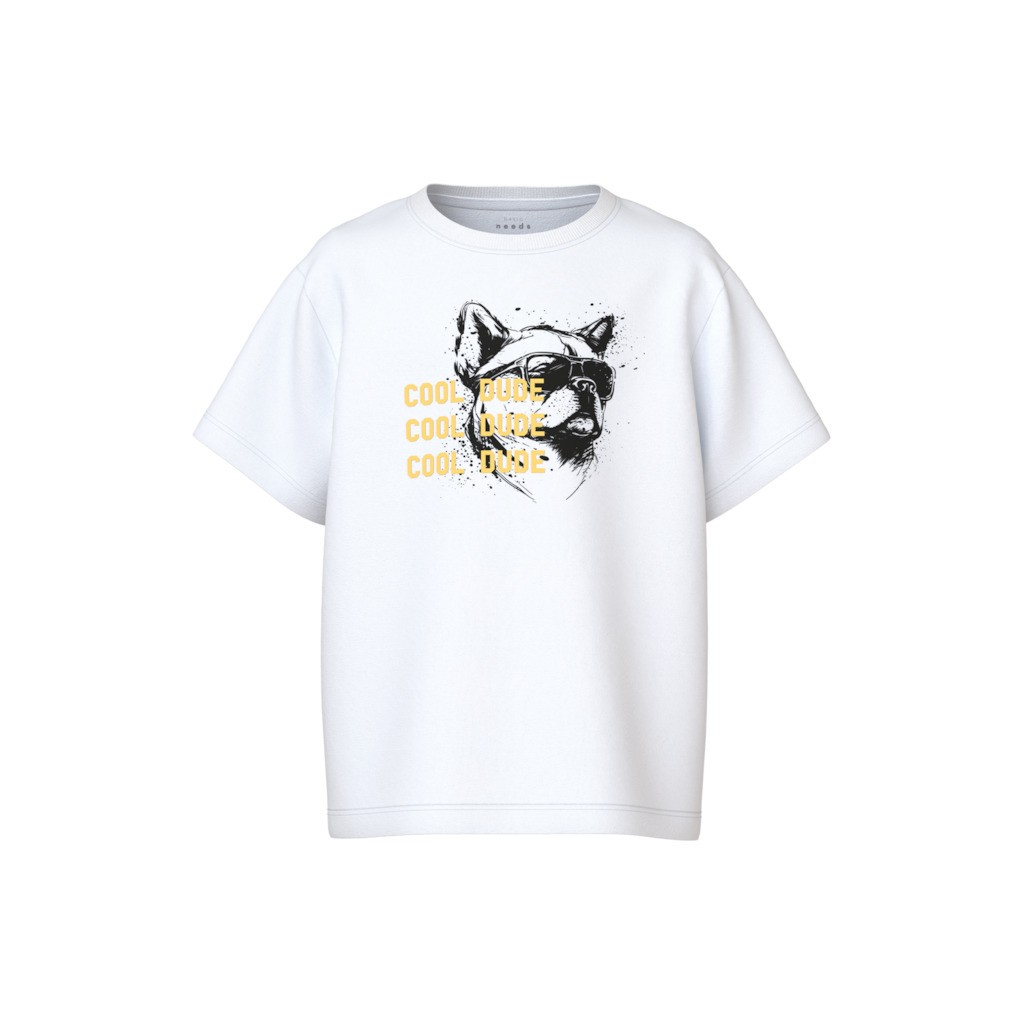 NAME IT Løs T-Shirt Vagno Bright White