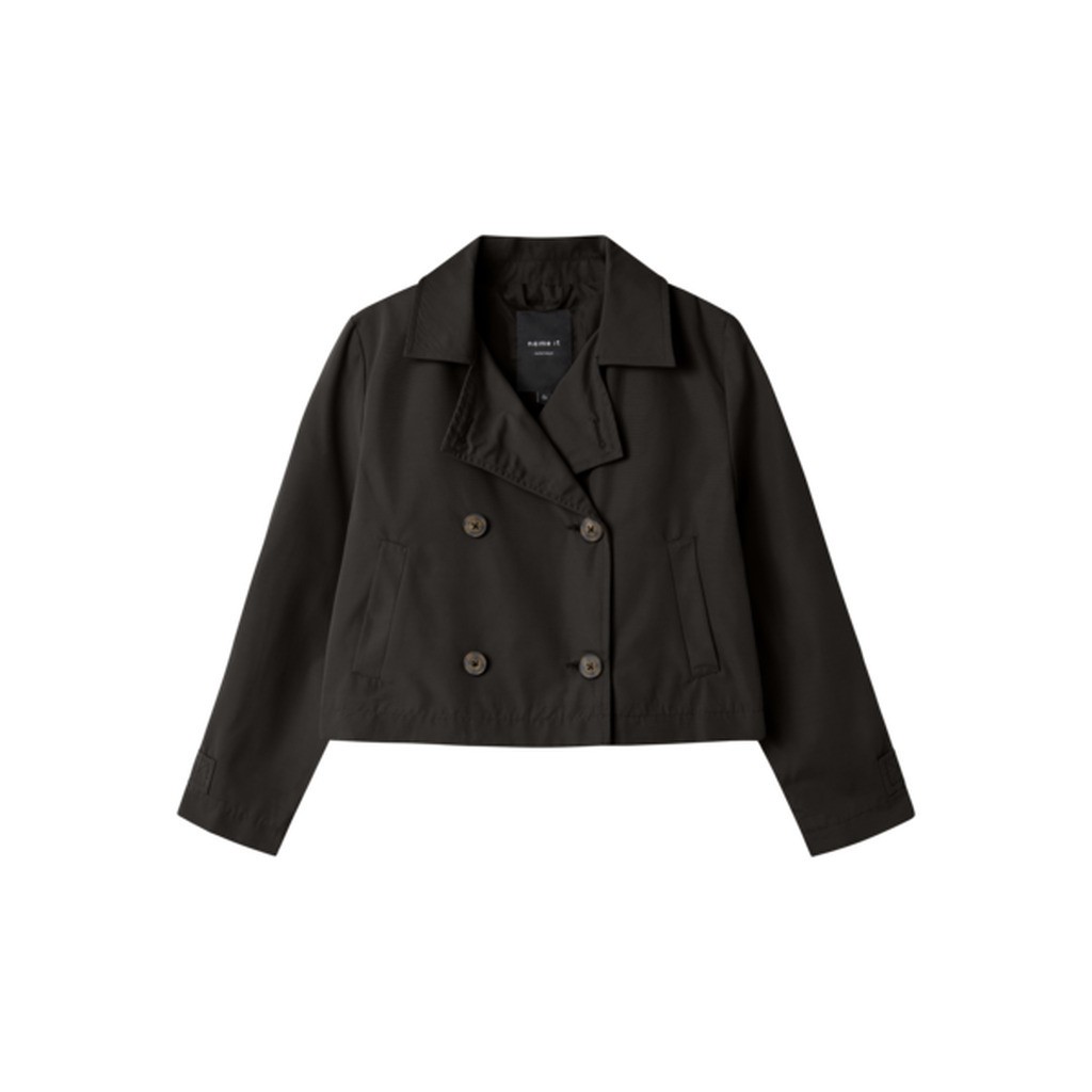 NAME IT Trench Coat Madelin Black