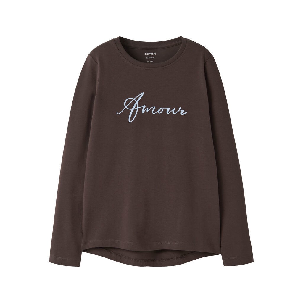 NAME IT Bluse Vix Seal Brown Amour