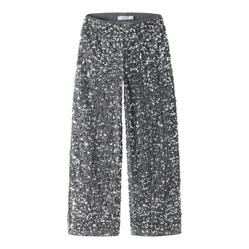 NAME IT Paillet Wide Bukser Runica Lava Smoke