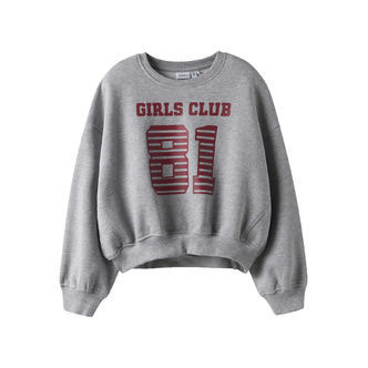 NAME IT Kort Sweatshirt Taya Grey Melange