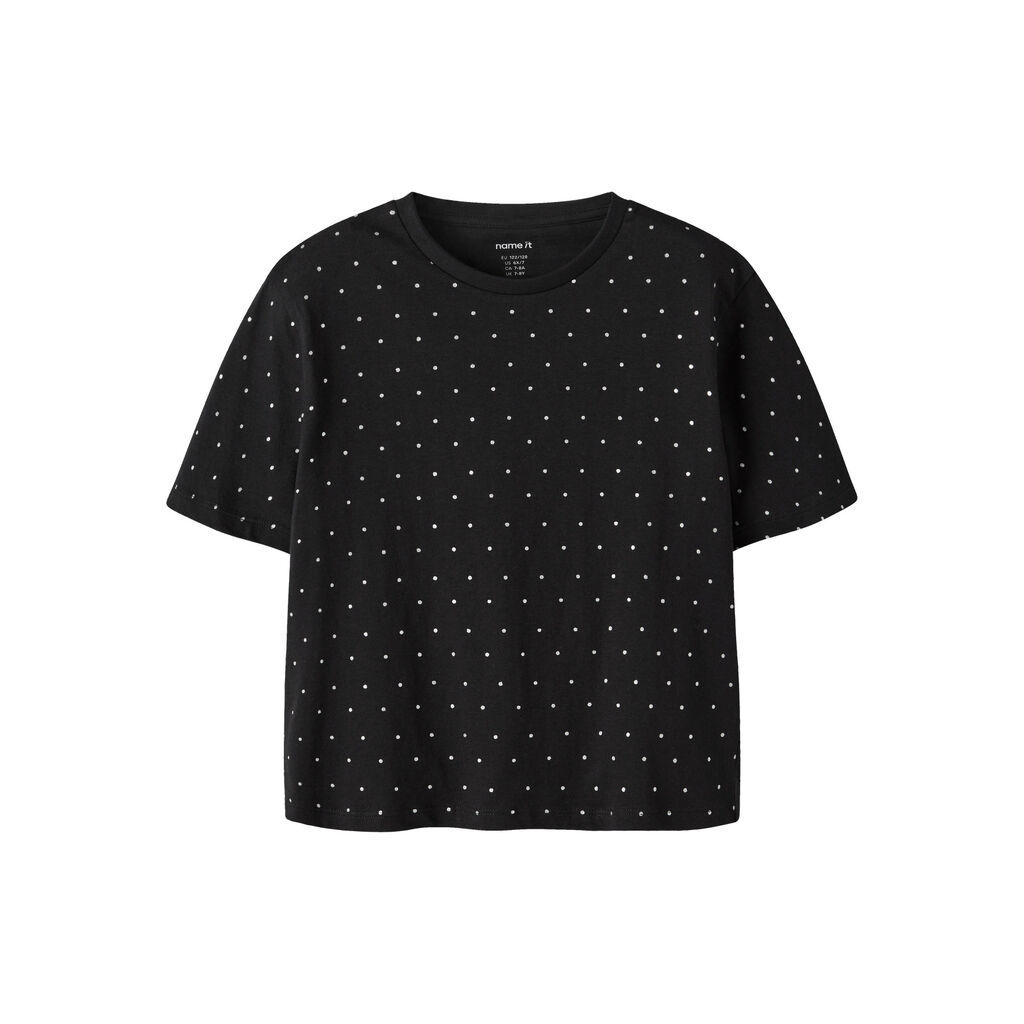 NAME IT Rhinsted T-shirt Ruaja Black