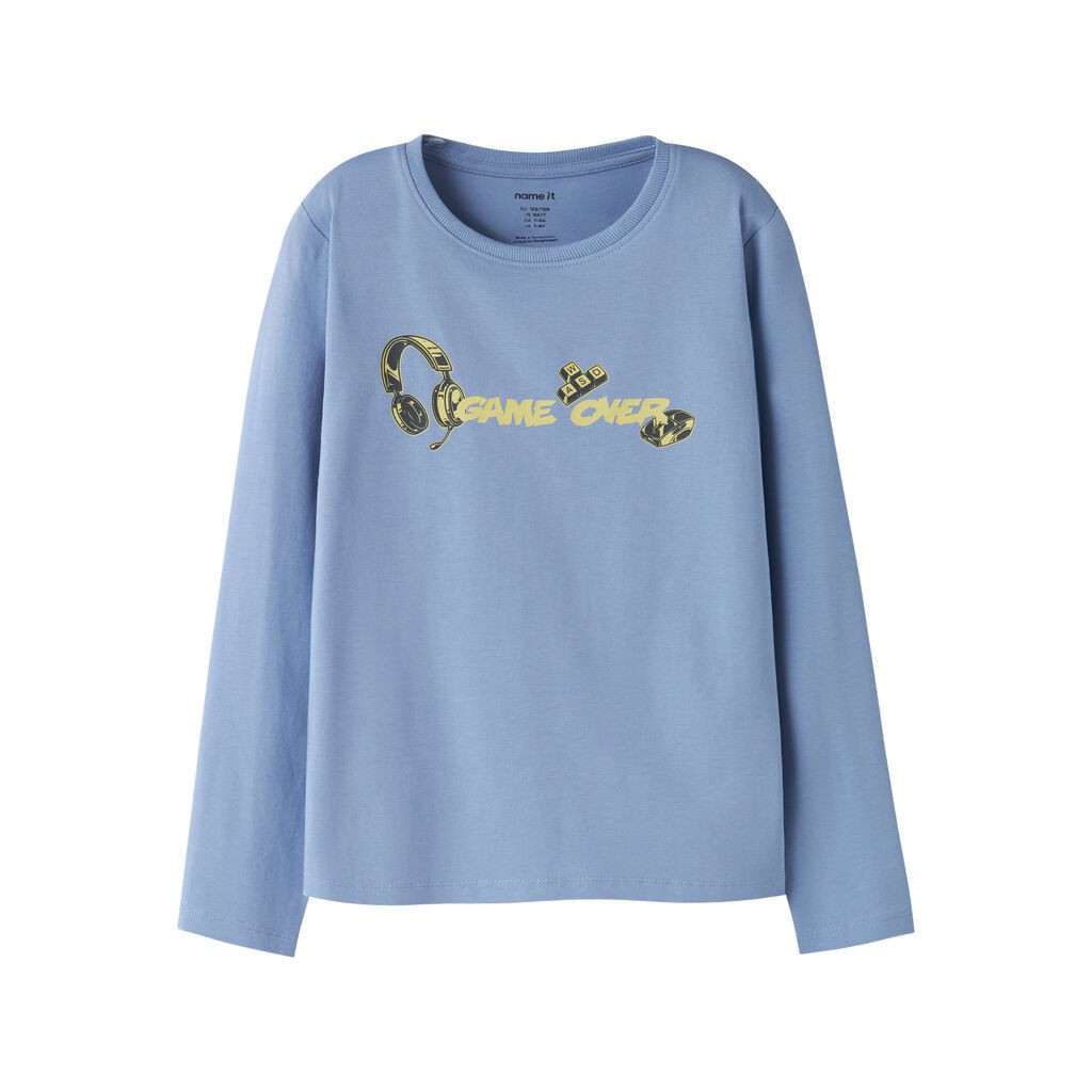 NAME IT Langærmet Bluse Vux Endless Sky Game Over