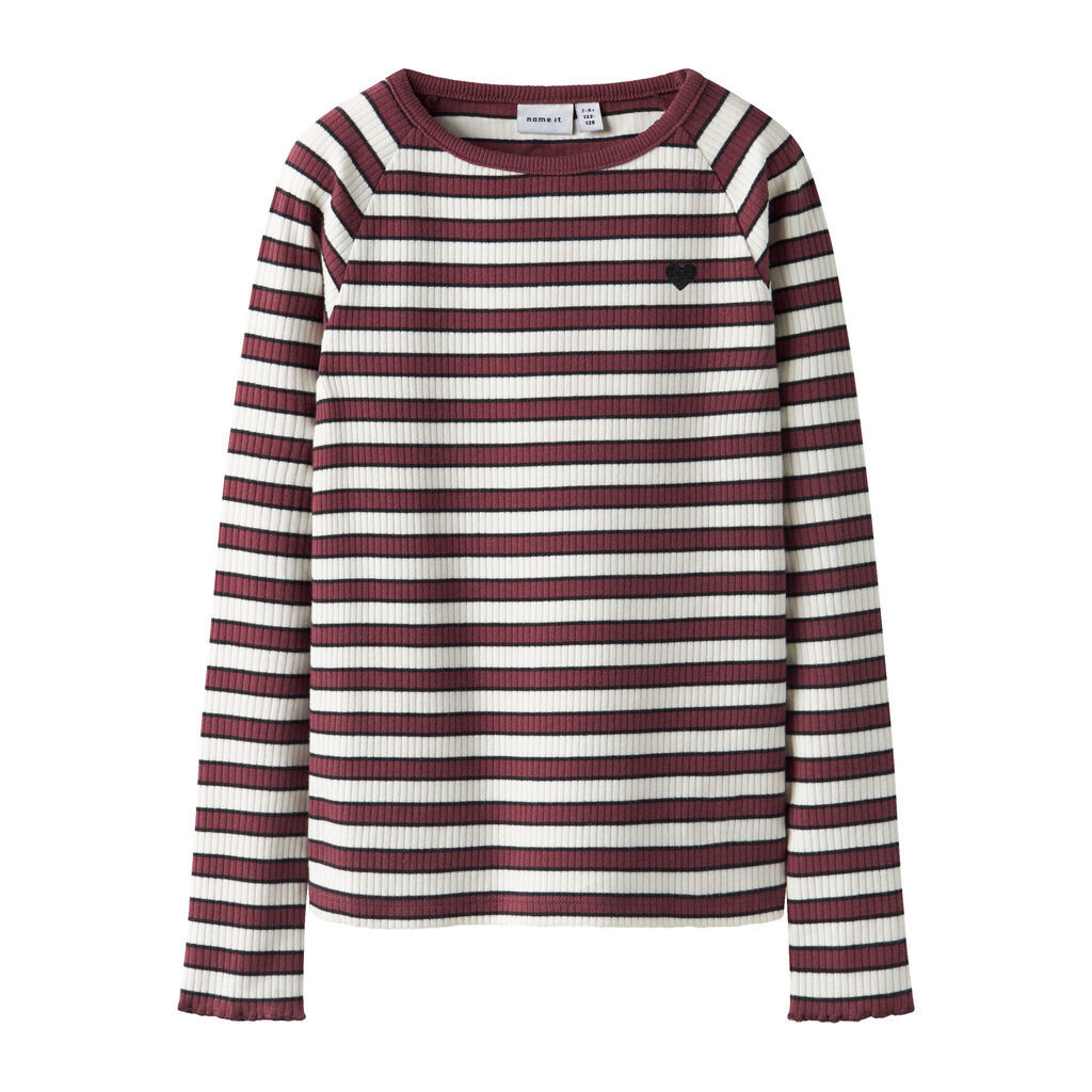 NAME IT Bluse Tala Oxblood Red