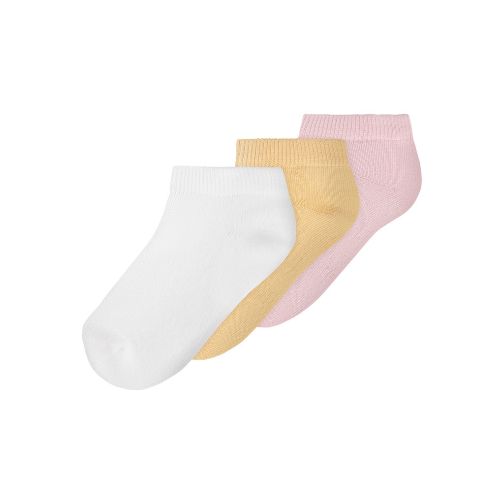 NAME IT 3-Pak Ankelsokker Vilma Bright White