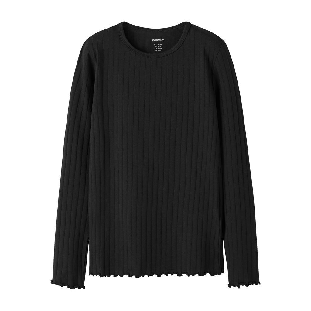 NAME IT Langærmet Bluse Vibse Black