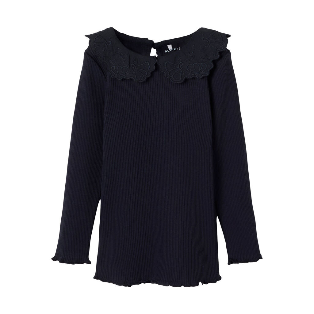 NAME IT Langærmet Bluse Pdahlia Dark Sapphire