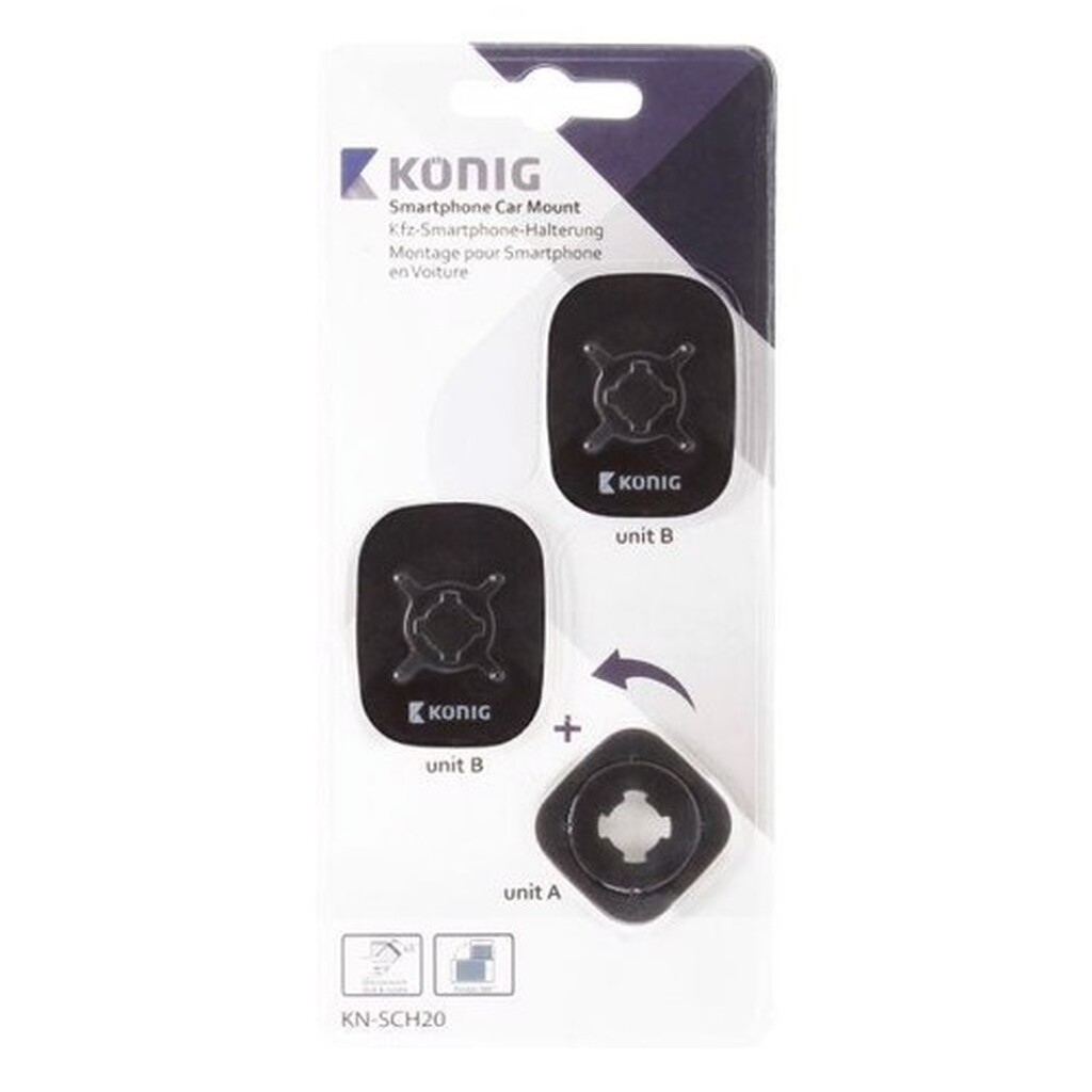 Smartphone Bilbeslag 360 Â° Hurtig, König