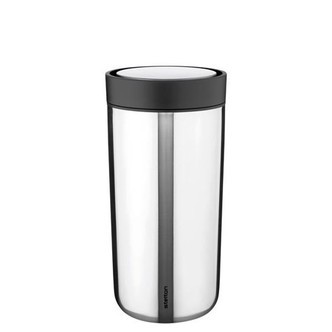 Stelton To Go Click Stål krus  0,4 L - Steel