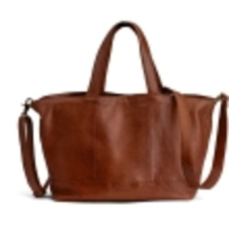 muud Hiba taske m/lynlås, læder, Rich Brown