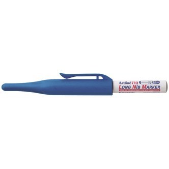Artline Marker 710 Long Nib Blå, 12 stk