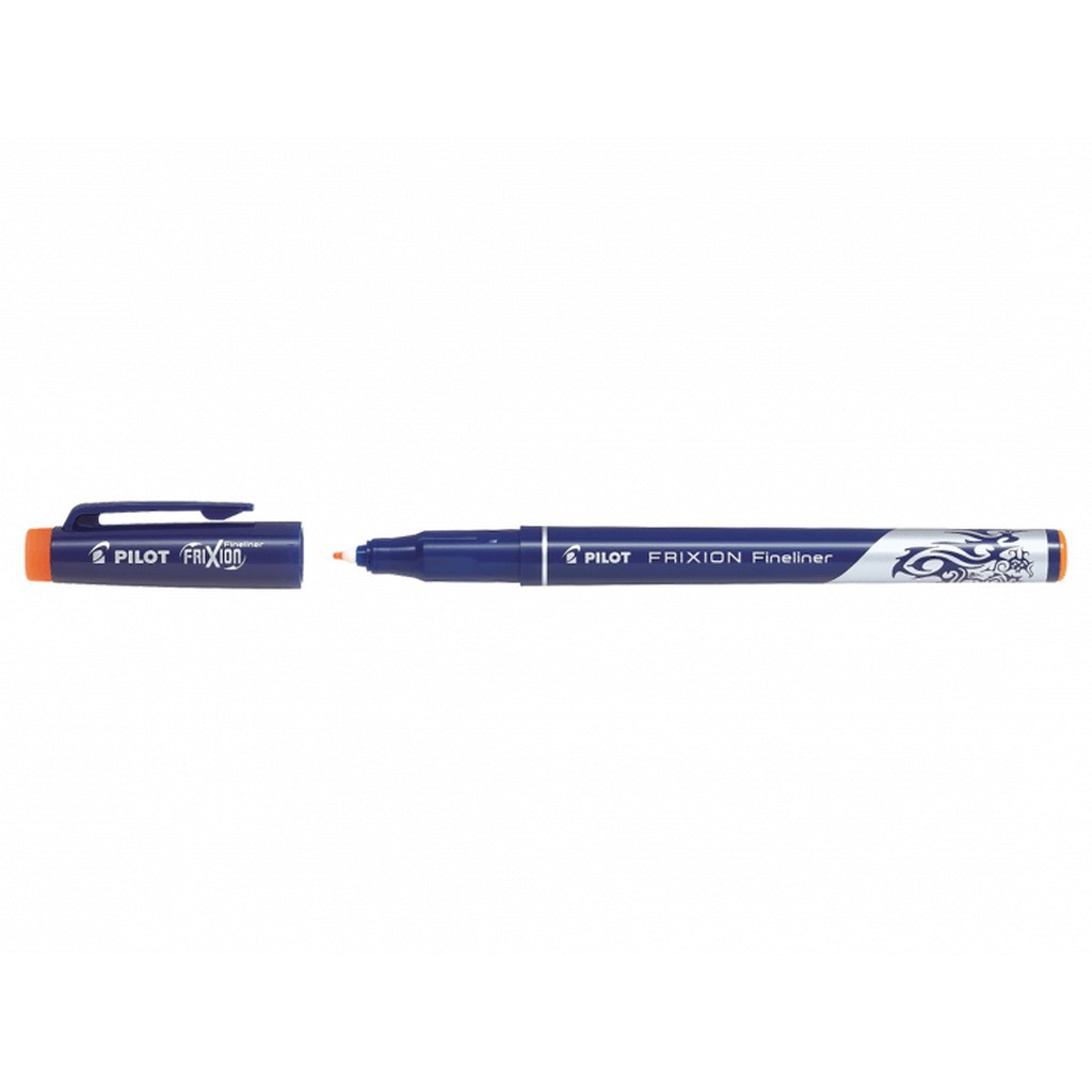 Pilot Frixion Fineliner 1,3 Udviskbar Kuglepen, 12 stk, Orange